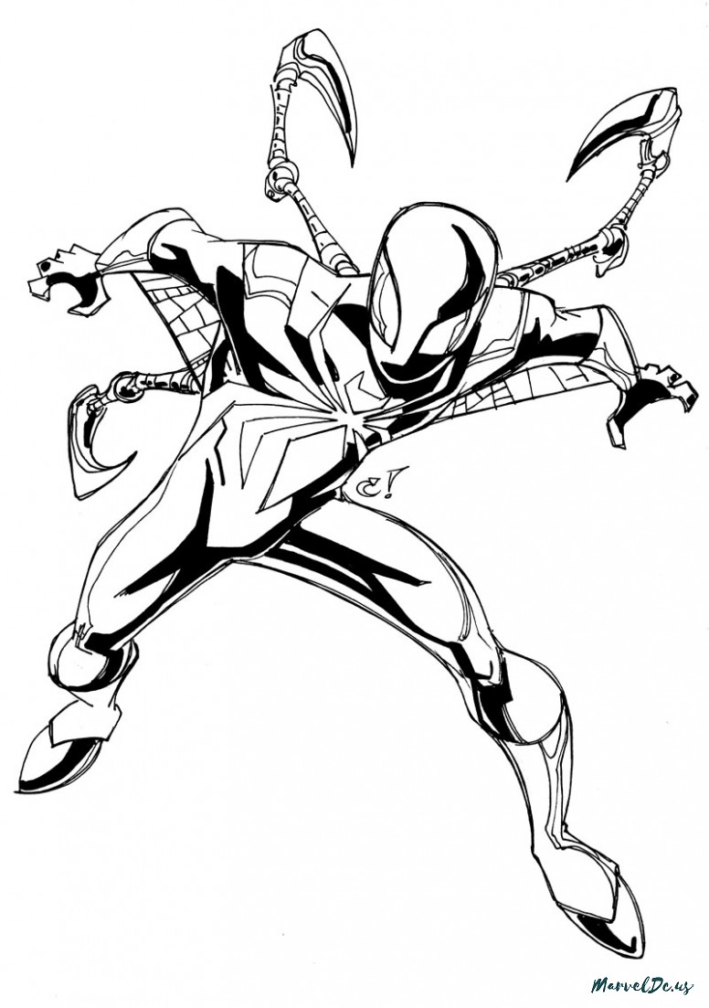 776x1103 Seven Features Of Iron Spider Heroes Of Marvel And Dc