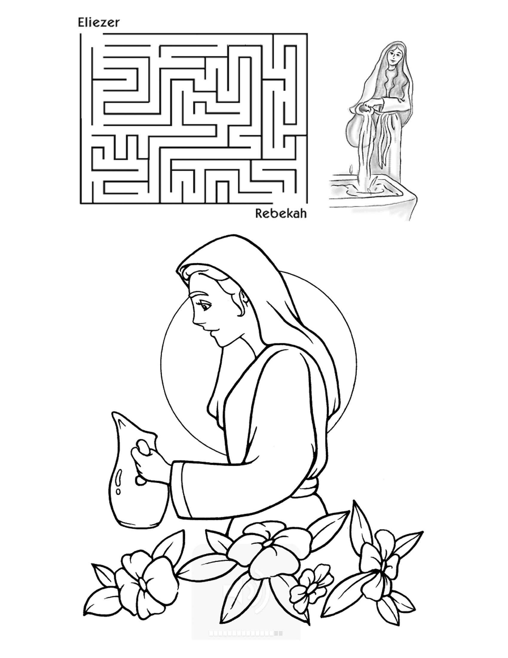 1700x2200 And Rebecca Coloring Pages