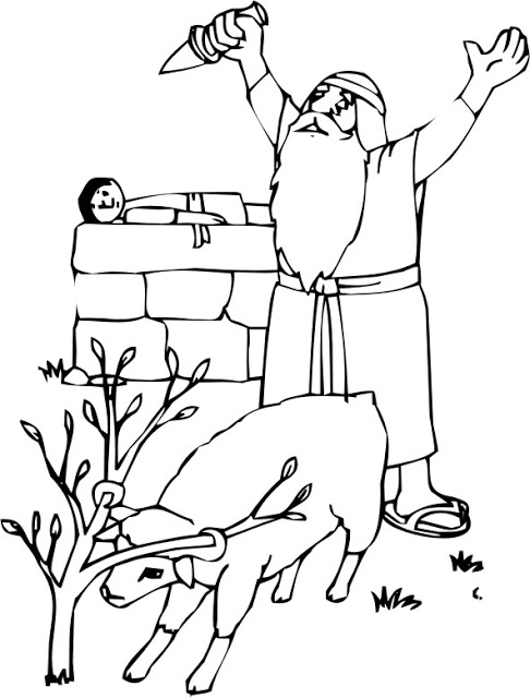 Abraham And Isaac Coloring Page Image Clipart Images 486x640 Abraham And Isaac Coloring Page Image Clipart Images