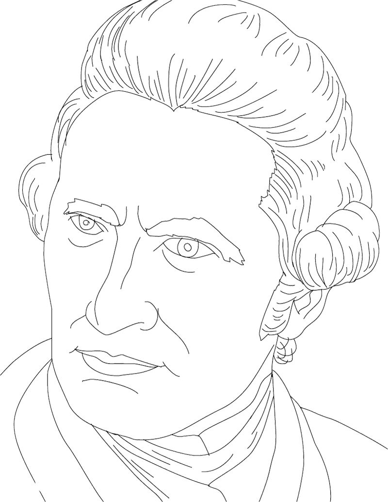 Isaac Newton Coloring Page At Free Printable | Images and Photos finder