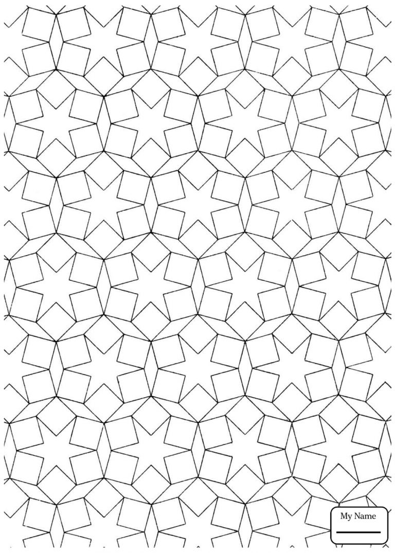 768x1075 Coloring Pages Islamic Patterns Copy For Kids Arts Culture Pattern