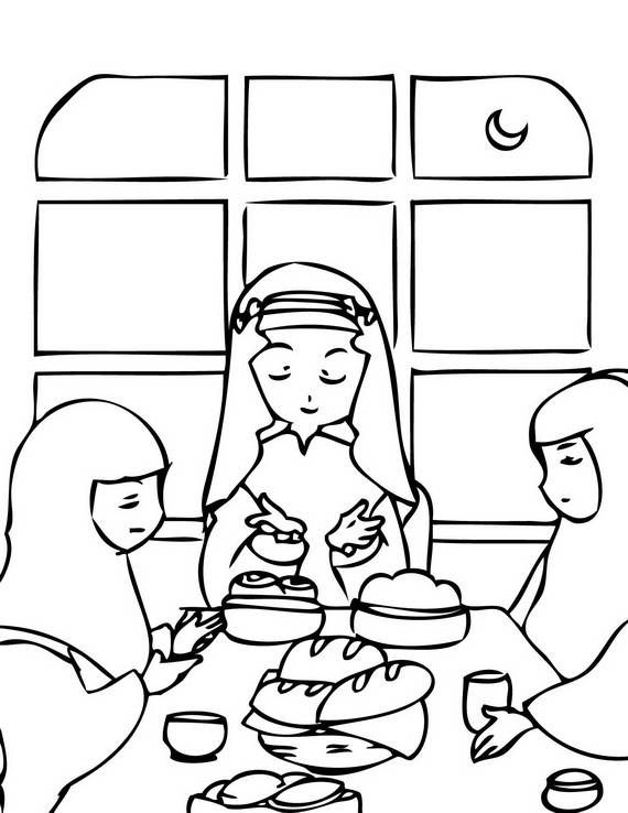 570x738 Ramadan Coloring Pages For Kids Ramadan And Holidays