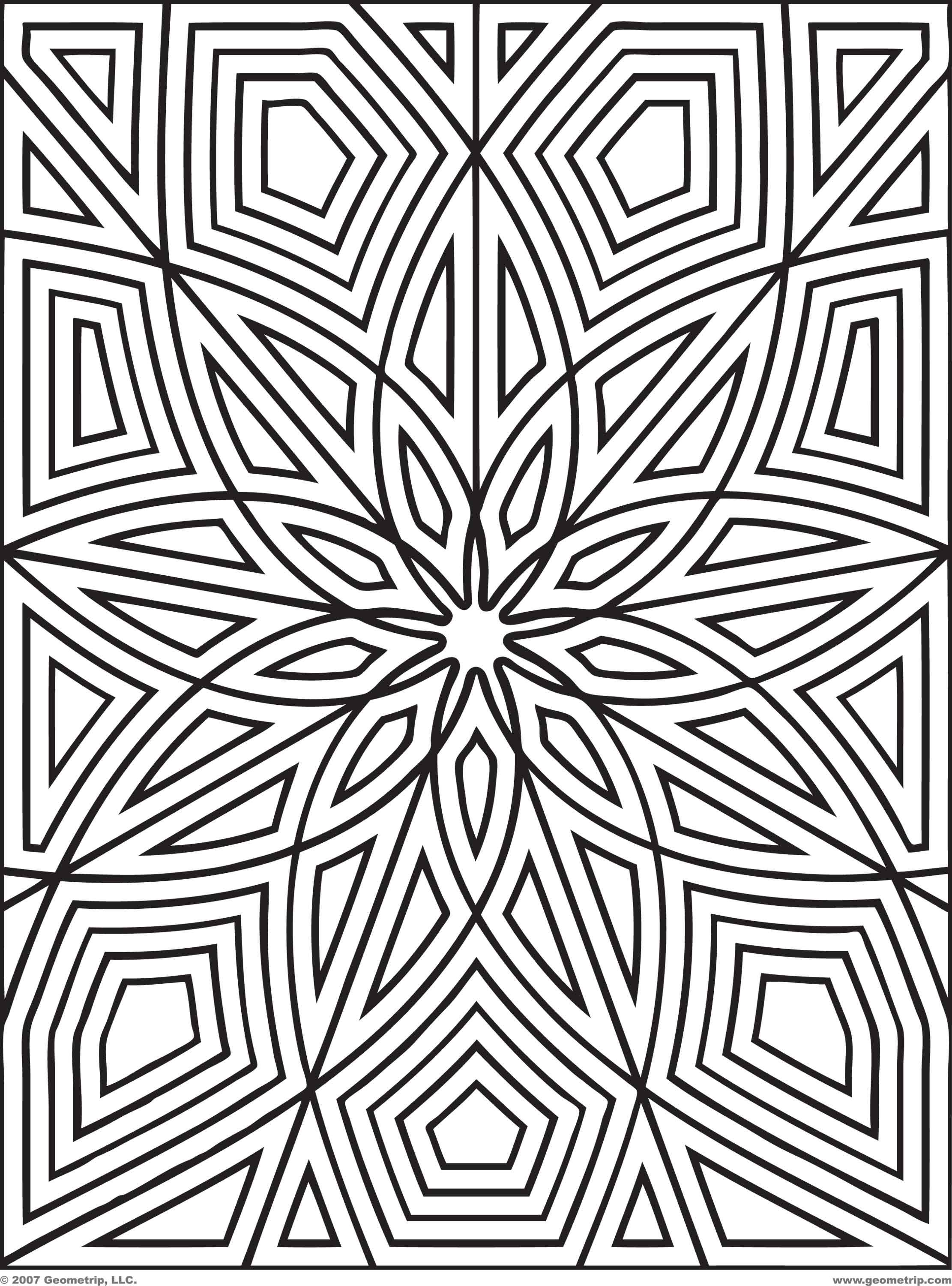 Difficult Geometric Design Coloring Pages Rectangles Page 2 2222x3000 Difficult Geometric Design Coloring Pages Rectangles Page 2