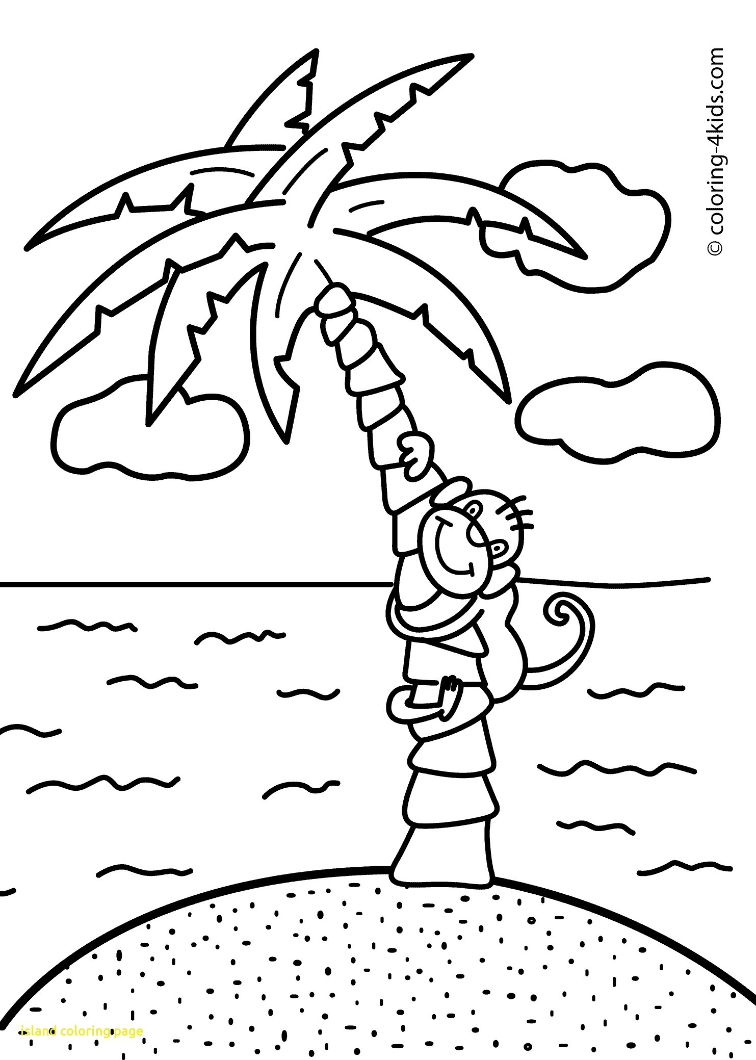 1483x2079 Island Coloring Page New With Free Ellis Inside Connect360 Island