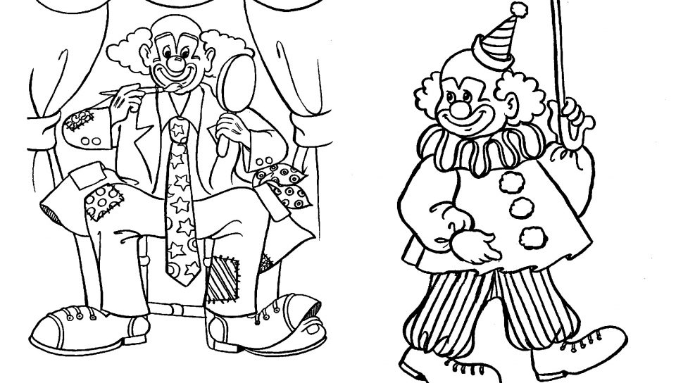 Creepy Clown Coloring Pages Many Interesting Page Free General 960x544 Creepy Clown Coloring Pages Many Interesting Page Free General