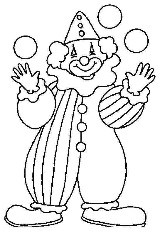 545x794 Clown Coloring Page Clown Coloring Book Pages Circus Colouring