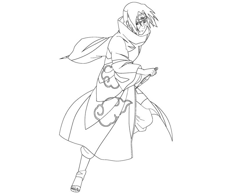 Itachi Uchiha 4 Coloring Crafty Teenager 800x667 Itachi Uchiha 4 Coloring Crafty Teenager