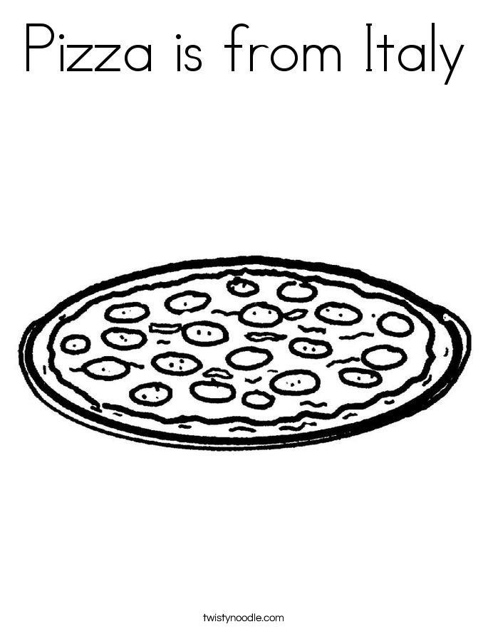 685x886 Coloring Pages Of Italy Pizza Is From Italy Coloring Page