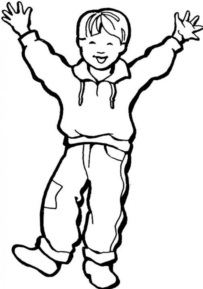 860x1219 Impressive Coloring Pages Of A Boy Gallery Design Ideas