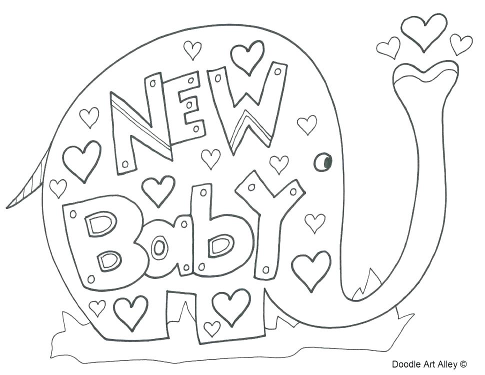 New Baby Coloring Pages Simple Baby Coloring Page Kids Pages I 970x750 New Baby Coloring Pages Simple Baby Coloring Page Kids Pages I