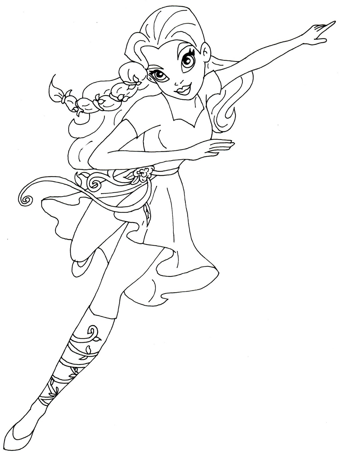 Free Printable Super Hero High Coloring Pages Poison Ivy Super 1185x1600 Free Printable Super Hero High Coloring Pages Poison Ivy Super
