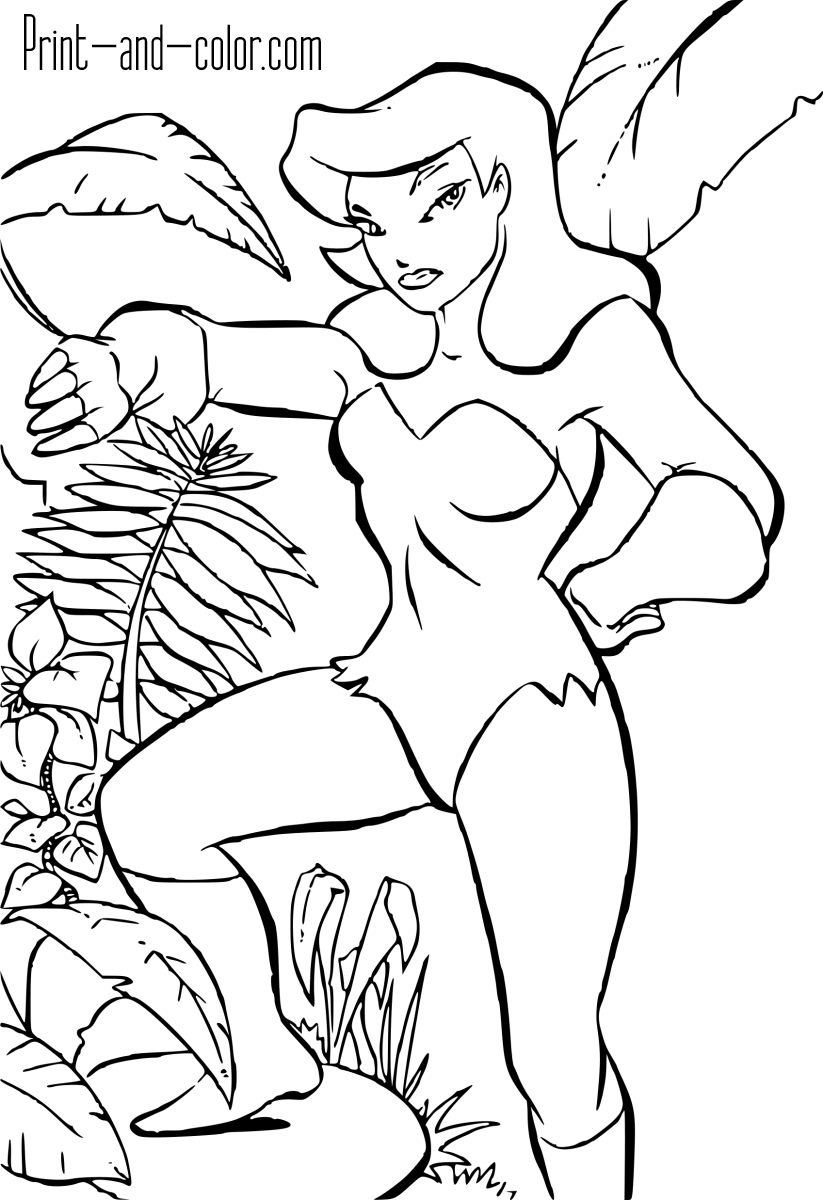 Batman The Dark Knight Coloring Page Poison Ivy Pages Print 823x1200 Batman The Dark Knight Coloring Page Poison Ivy Pages Print
