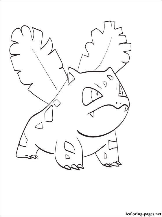 Coloring Pokemons Page Ivysaur Coloring Pages 560x750 Coloring Pokemons Page Ivysaur Coloring Pages
