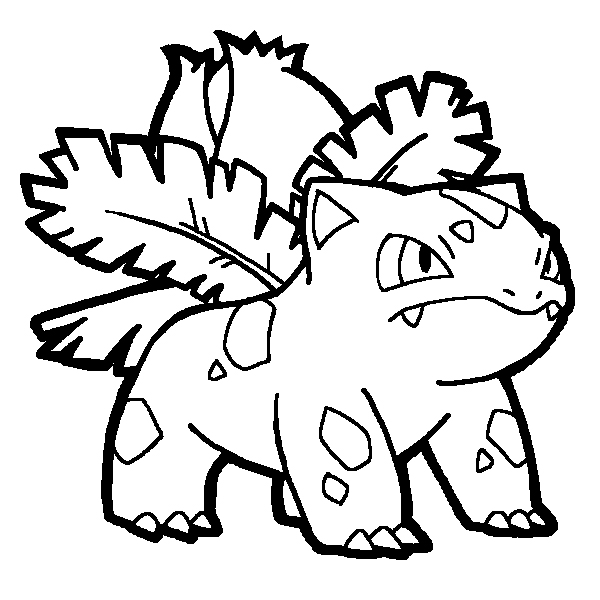 Ivysaur Coloring Pages 600x600 Ivysaur Coloring Pages