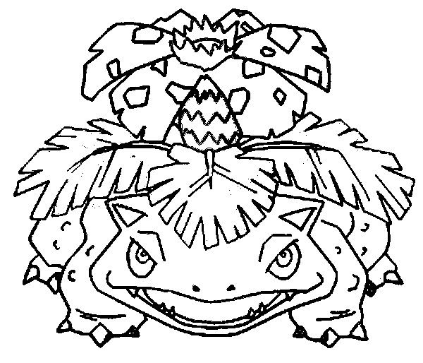 Picture Coloring Pokemon Coloring Pages Venusaur With Coloring 600x514 Picture Coloring Pokemon Coloring Pages Venusaur With Coloring