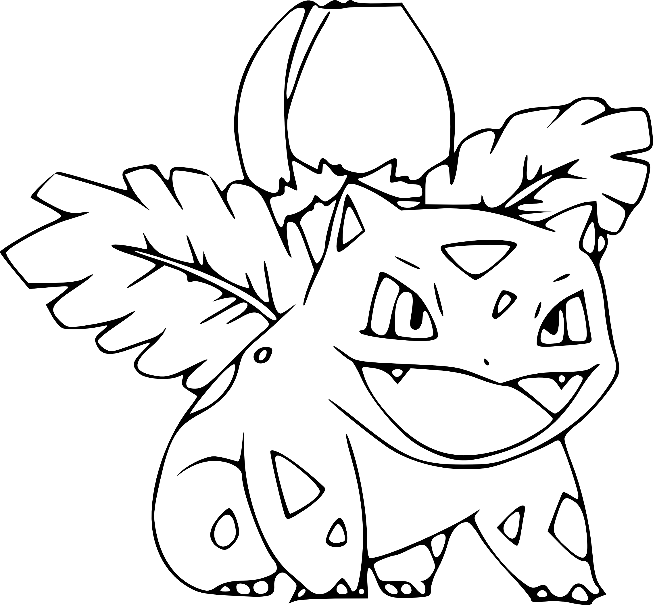 Pokemon Ivysaur Coloring Page 2272x2105 Pokemon Ivysaur Coloring Page