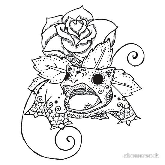 Venusaur De Los Muertos Pokemon Amp Day Of The Dead Mashup 550x550 Venusaur De Los Muertos Pokemon Amp Day Of The Dead Mashup