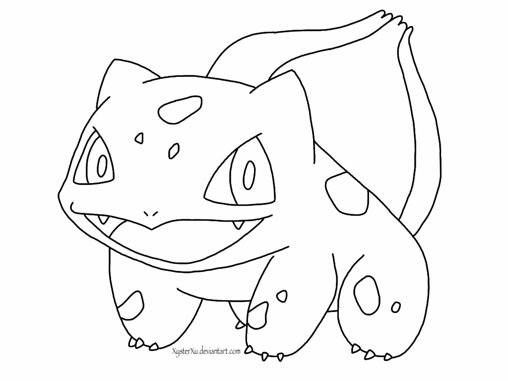 Bulbasaur Coloring Pages 1024x768 Bulbasaur Coloring Pages
