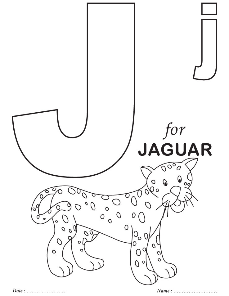 738x954 J Coloring Pages Educational Coloring Pages