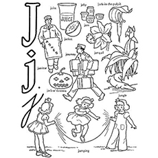 230x230 Top 10 Free Printable Letter J Coloring Pages Online