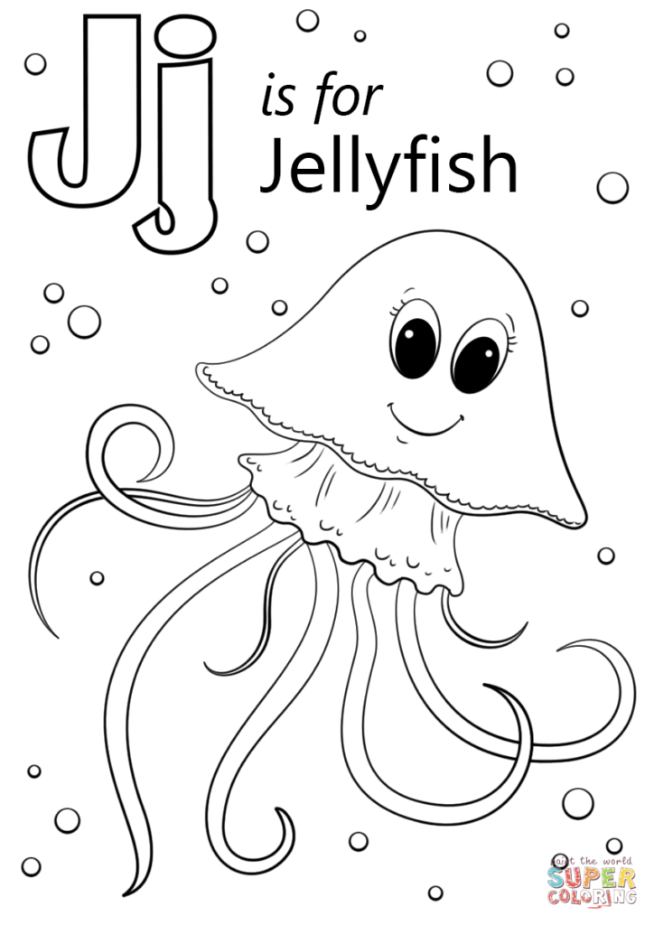 724x1024 Catchy Letter J Coloring Page Preschool For Humorous Letter J