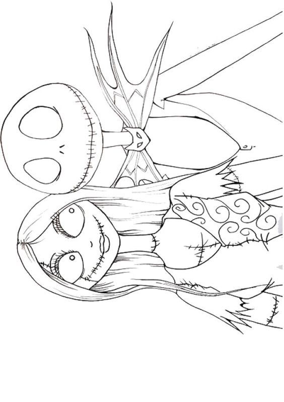 564x798 Sally Night Before Christmas Coloring Pages Nightmare Before