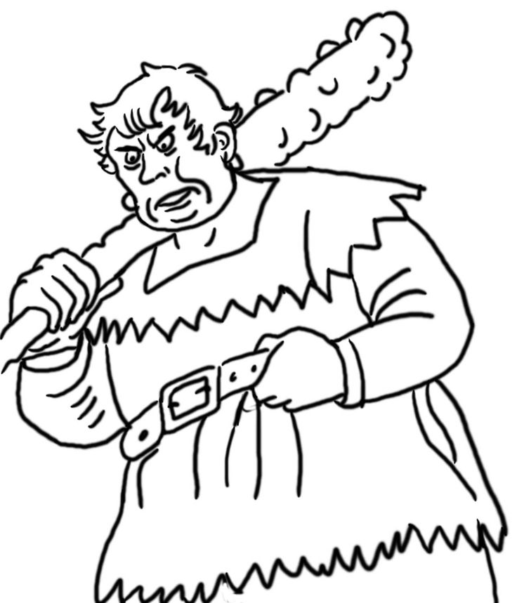 Jack And The Beanstalk Coloring Pages