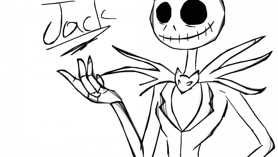 960x544 Jack And Sally Coloring Pages Regarding Nightmare Before Christmas