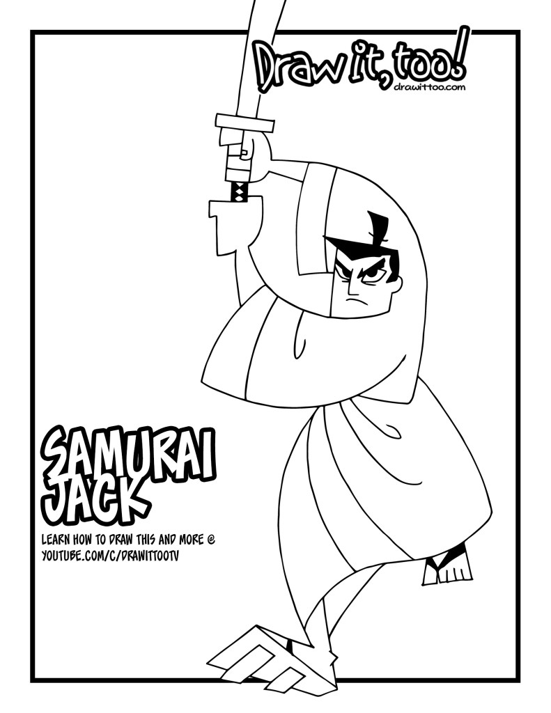 791x1024 Samurai Jack Coloring Pages Download Coloring For Kids 2018
