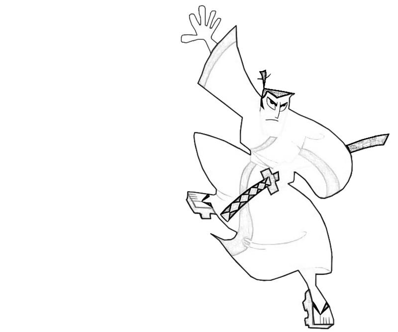 800x667 Samurai Jack Coloring Pages