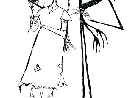 440x330 Free Jack Skellington Coloring Pages Printable Coloring Jack
