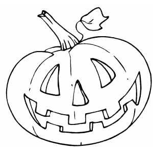 Jack O Lantern Coloring Page