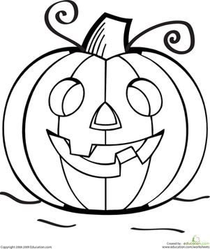 301x357 Jack O' Lantern Worksheet