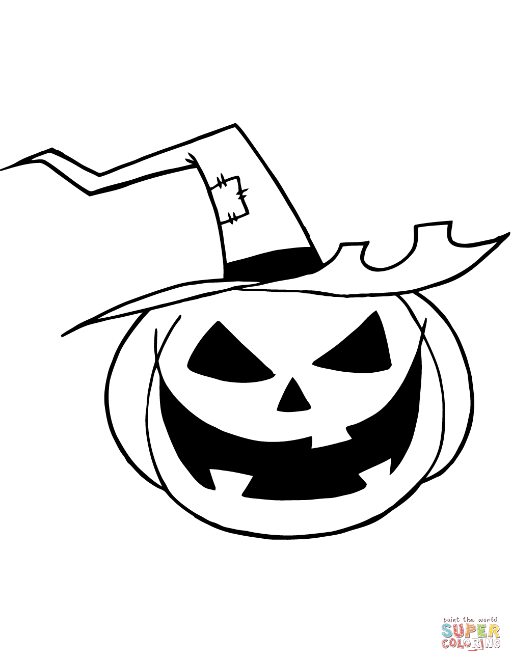 1005x1300 Jack O Lantern Coloring 4