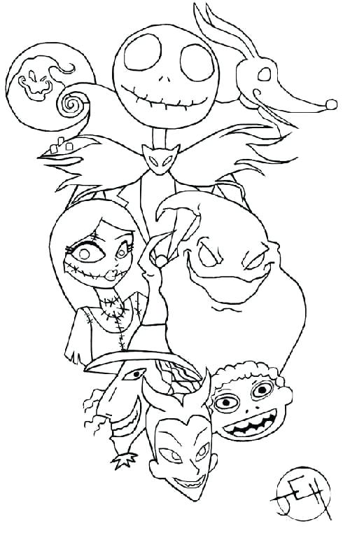 490x768 Jack Y Sally Para Colorear Jack Para Para For Cowboy Coloring