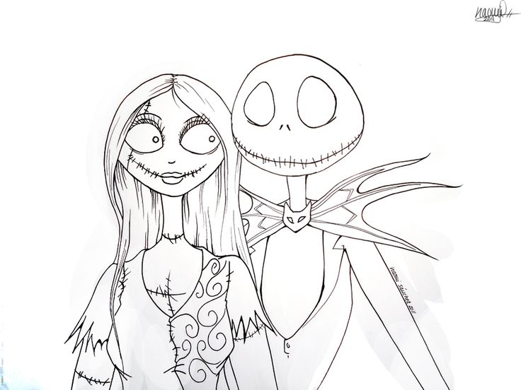 736x552 The Nightmare Before Christmas Jack Coloring Pages