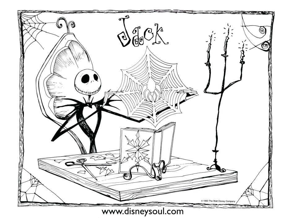 Beautiful Jack Skellington Coloring Page Or The Nightmare Before 940x705 Beautiful Jack Skellington Coloring Page Or The Nightmare Before