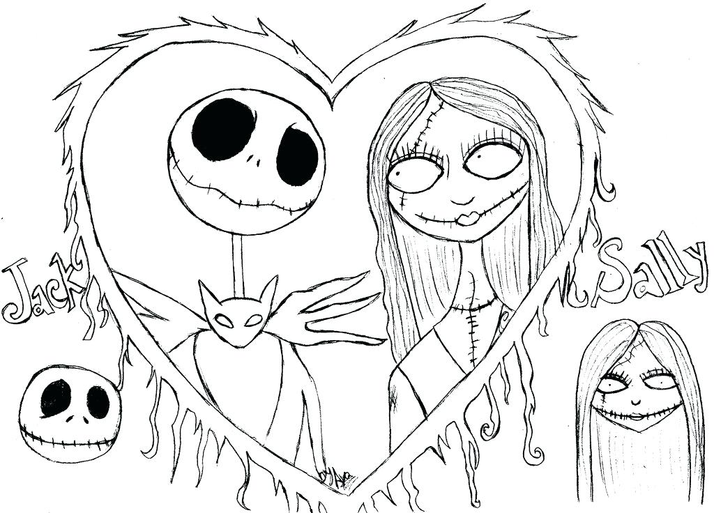 1024x736 Jack Skellington Para Colorear Para For Cowboy Coloring Pages Jack