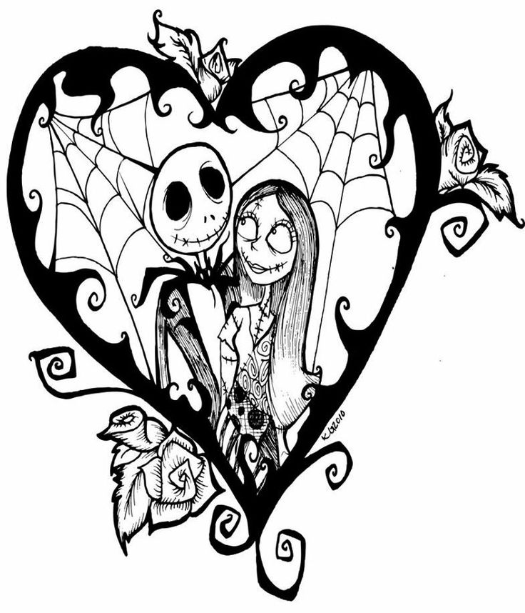 736x858 Nightmare Before Christmas Coloring Pages Free Printable Nightmare