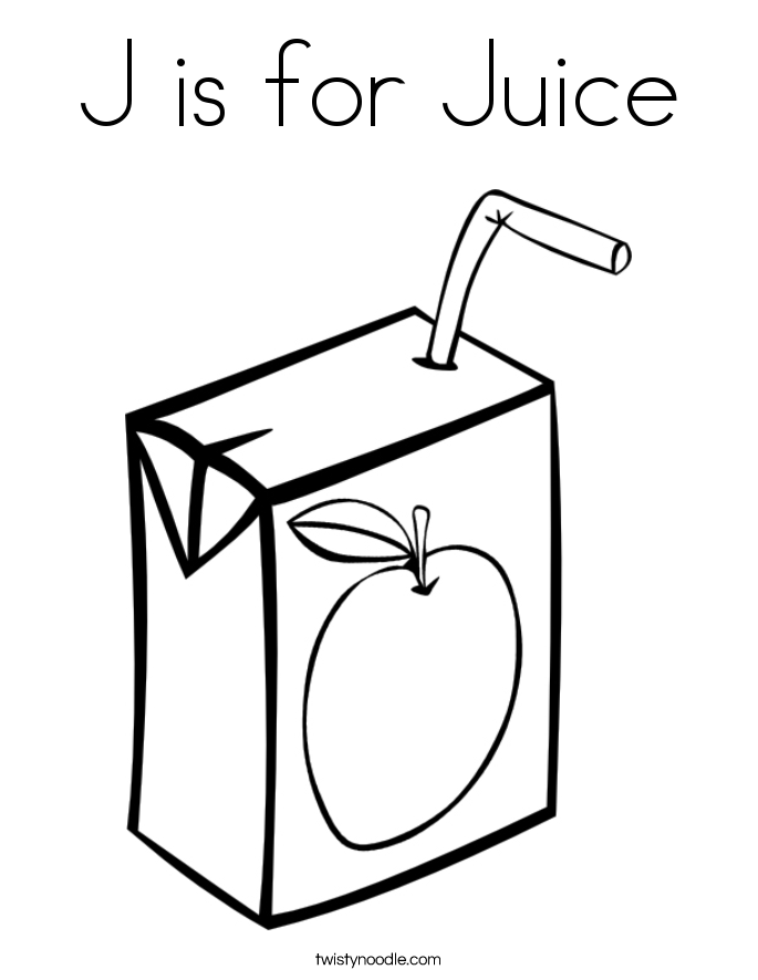 J Is For Juice Coloring Page 685x886 J Is For Juice Coloring Page