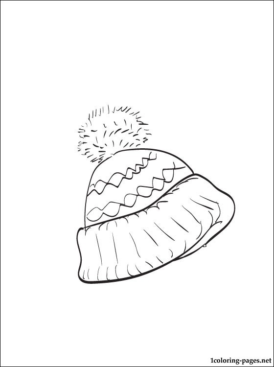Winter Clothes Coloring Pages 560x750 Winter Clothes Coloring Pages