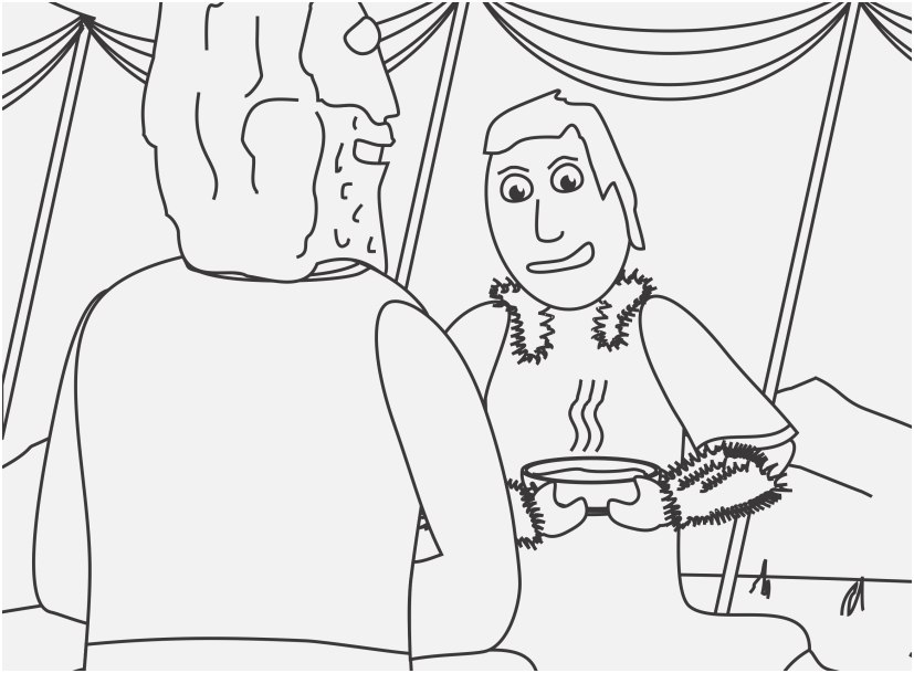 827x609 Isaac And Rebekah Coloring Pages Graphic Jacob And Esau Coloring