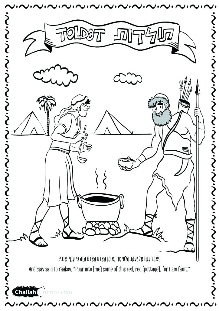 Esau Jacob Coloring Pages Camping Coloring Page Esau 724x1024 Esau Jacob Coloring Pages Camping Coloring Page Esau