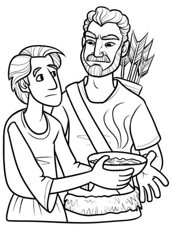 Inspirational Design Ideas Esau And Jacob Coloring Pages Bible 600x800 Inspirational Design Ideas Esau And Jacob Coloring Pages Bible