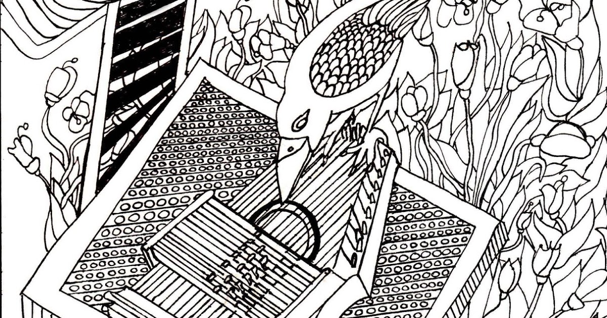 1200x630 Drying Out My Masterpiece Number 2703 Free Coloring Page Autoharp
