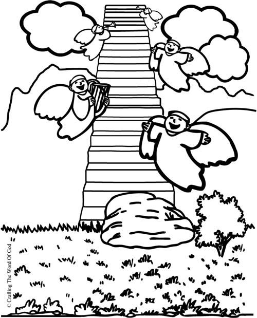 Jacobs Ladder (Coloring Page) Coloring Pages Are A Great Way 500x619 Jacobs Ladder (Coloring Page) Coloring Pages Are A Great Way
