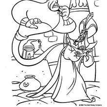 220x220 The Genie And Jafar Coloring Pages