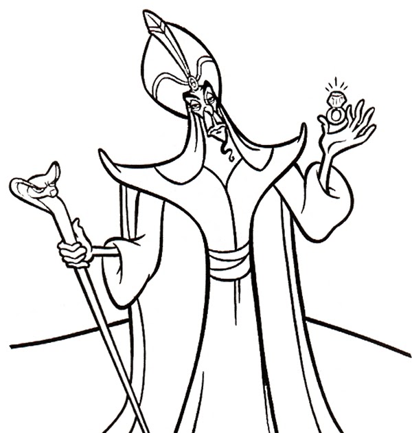 600x630 Transmissionpress Free Printable Jafar Aladdin Cartoon Kids