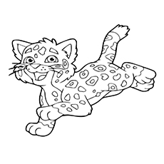 Jaguar Animal Coloring Pages