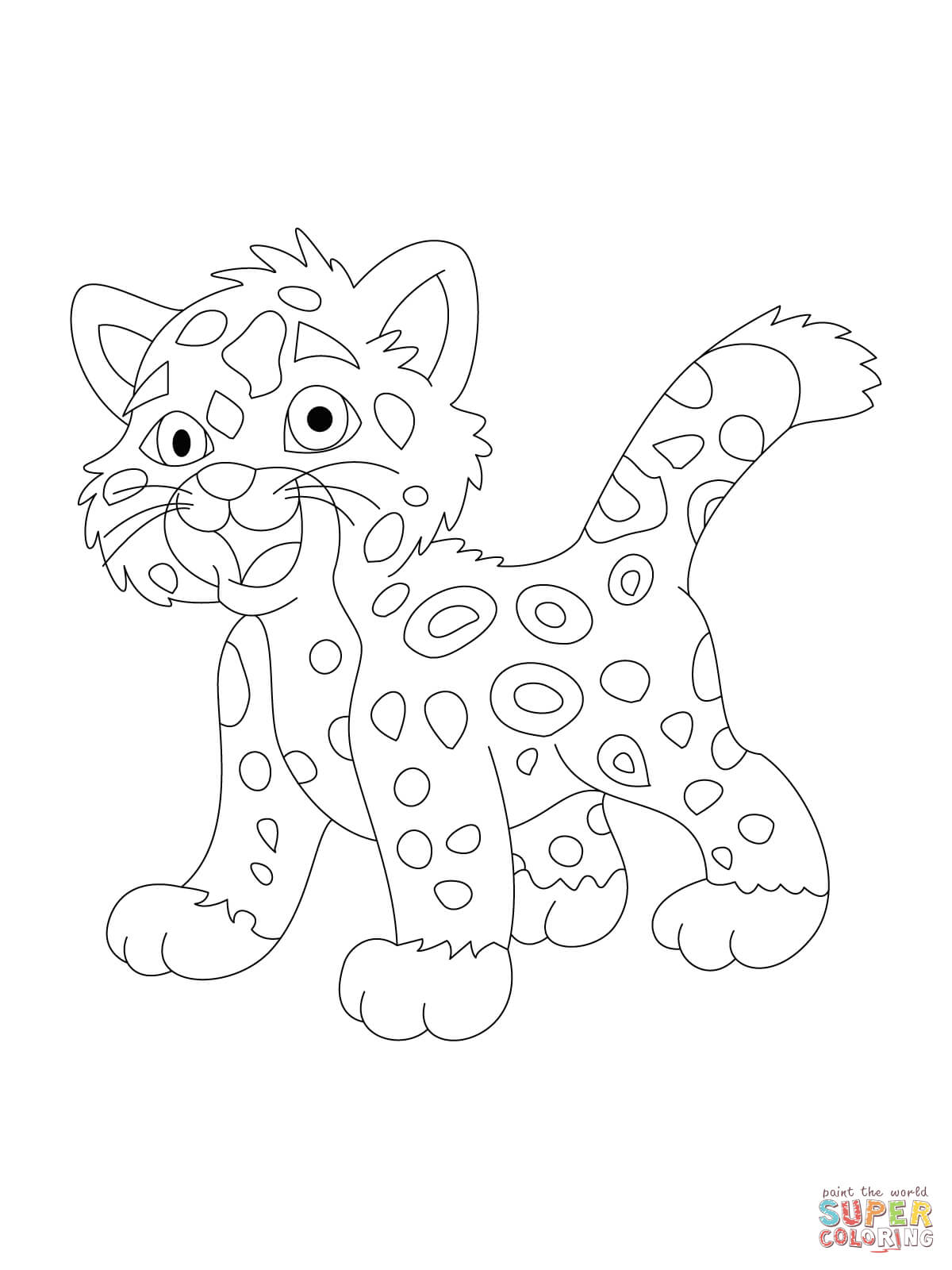 1200x1600 Baby Jaguar Coloring Pages